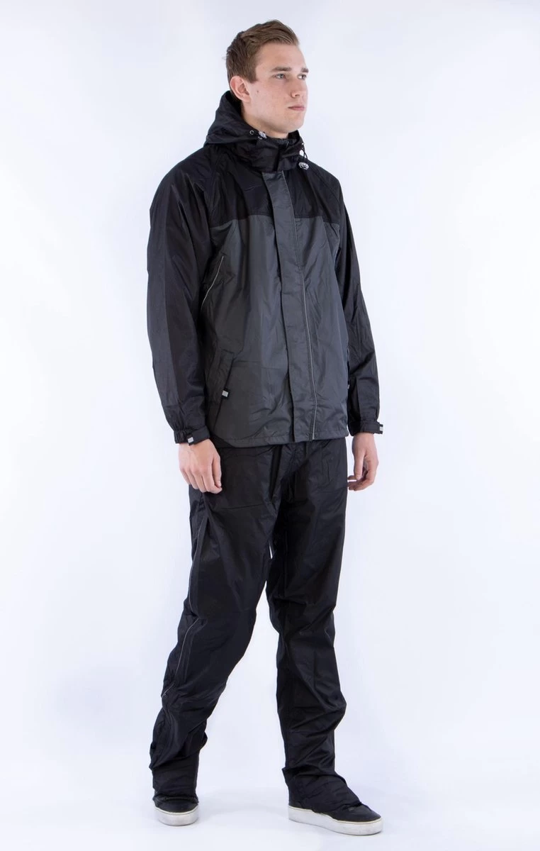 Ralka Regenpak - Intensive - Zwart/Antraciet - L 5 Ralka Regenpak - Intensive - Zwart/Antraciet - L - Afbeelding 3