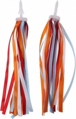 PexKids Fraaie Franje Stuurslingers - Streamers - Stuur Versiering 26 Cm Blauw/Oranje -Extreem Snel Rijden 769x1200 1