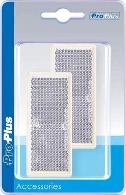 PROPLUS Pro Plus Reflector Zelfklevend - 82 X 36 Mm - Wit - 2 Stuks -Extreem Snel Rijden 780x1200 2