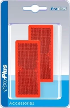 PROPLUS Pro Plus Reflector Zelfklevend - 82 X 36 Mm - Rood - 2 Stuks -Extreem Snel Rijden 780x1200 4