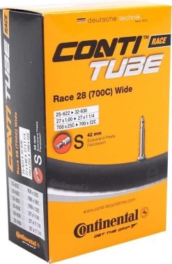 Continental Binnenband 28 Inch (25/32-622) Fv 42mm Zwart -Extreem Snel Rijden 782x1200 1