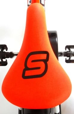 Volare Sportivo Kinderfiets - Jongens - 14 Inch - Neon Oranje/Zwart - 95% Afgemonteerd -Extreem Snel Rijden 782x1200