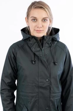 Ralka Regenjas Dames - Mizzle - Donkergroen - Maat 40 -Extreem Snel Rijden 788x1200 1