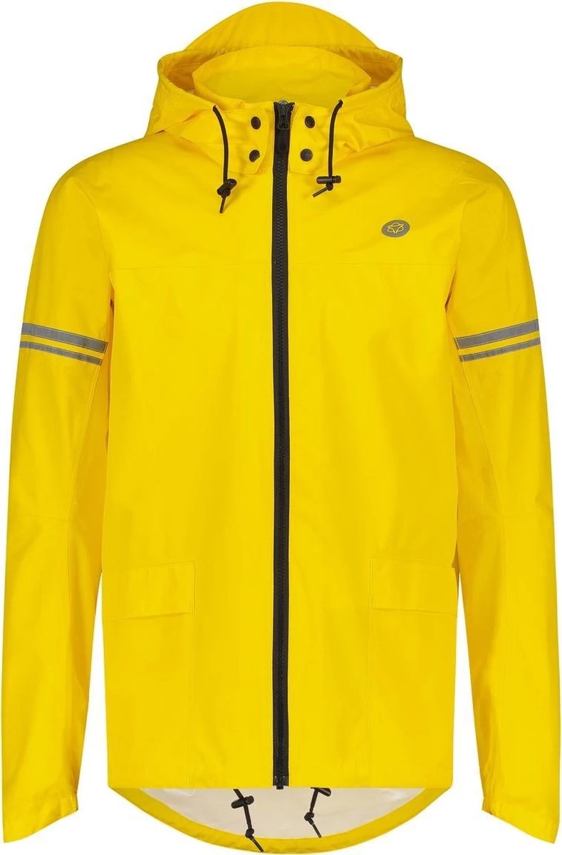 AGU Original Regenpak Essential - Geel/Zwart - XL - Dames & Heren - Waterdicht & Ademend 8 AGU Original Regenpak Essential - Geel/Zwart - XL - Dames & Heren - Waterdicht & Ademend - Afbeelding 6