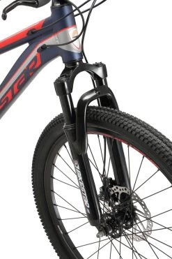 Bikestar 24 Inch 21 Speed Hardtail MTB Sport, Blauw / Rood -Extreem Snel Rijden 800x1200 4