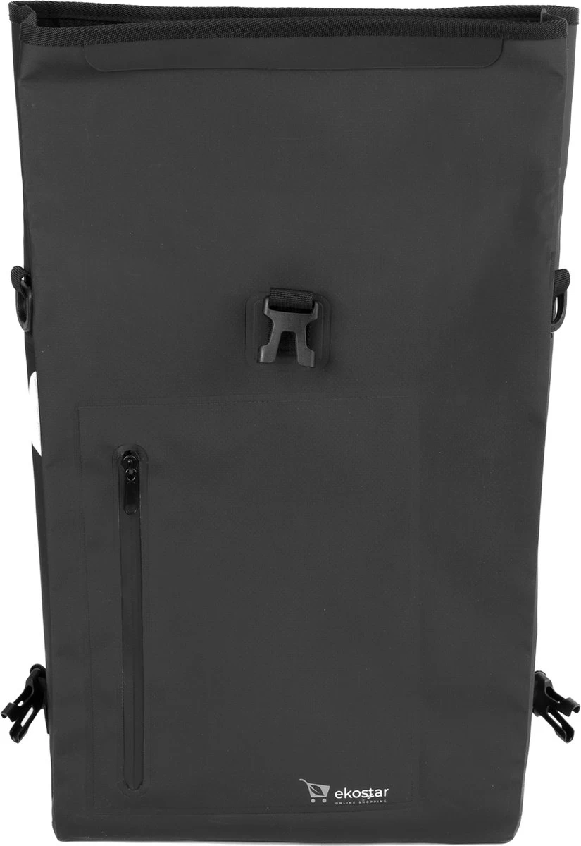 Ekostar Online Shopping - 3 In 1 Fietstas - Waterdicht - 15 Tot 20 Liter - Zwart - Fietstassen Elektrische Fietsen 5 Ekostar Online Shopping - 3 In 1 Fietstas - Waterdicht - 15 Tot 20 Liter - Zwart - Fietstassen Elektrische Fietsen - Afbeelding 3