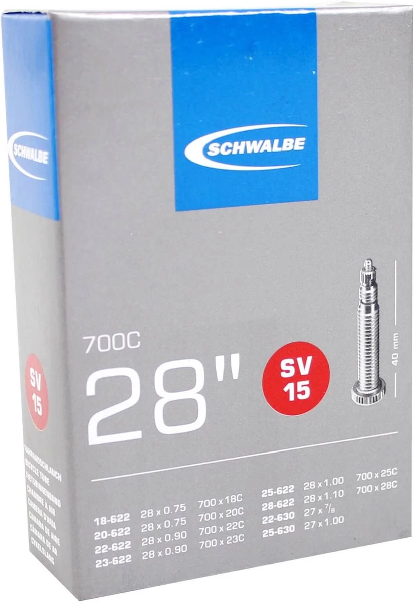 Schwalbe SV15 - Binnenband Race Fiets - Frans Ventiel - 40 Mm - 10 Schwalbe SV15 - Binnenband Race Fiets - Frans Ventiel - 40 Mm - - Afbeelding 8