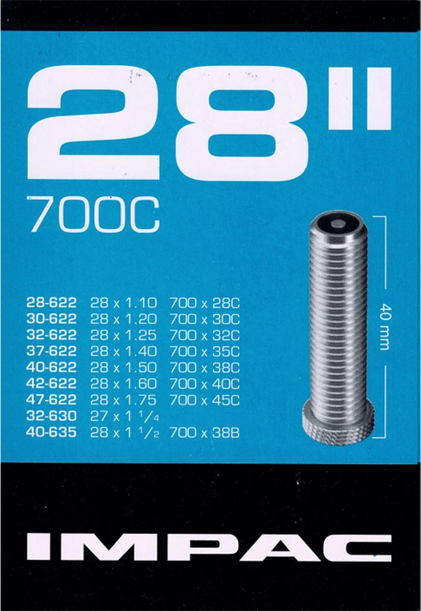 Impac Binnenband 28 Inch (28/47-622-635) Av 40 Mm 6 Impac Binnenband 28 Inch (28/47-622-635) Av 40 Mm - Afbeelding 4