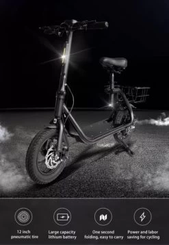 Gyro Elektrische Mini-scooter - Opvouwbaar -Extreem Snel Rijden 829x1200