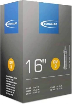 Schwalbe Binnenband 16 X 1.75 / 2.50 (47/62-305) Dv 32 Mm -Extreem Snel Rijden 832x1200 2