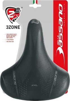 Zadel Selle Bassano Volare BigCity XXL Elastomeer - Zwart -Extreem Snel Rijden 835x1200 2