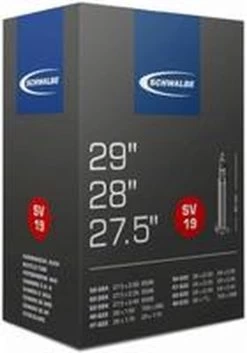 Schwalbe SV19 - Binnenband Mountainbike Van 27.5 Tem 29 Inch - Frans Ventiel - 40 Mm - 28 X 1 1/2 - 150 - 235 - -Extreem Snel Rijden 840x1200