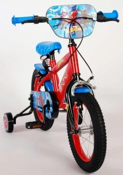 Spider-Man Kinderfiets - Jongens - 14 Inch - Rood/Blauw - Twee Handremmen -Extreem Snel Rijden 841x1200