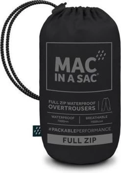 Mac In A Sac Full Zipper Regenbroek - Zwart - Maat M 16 Mac In A Sac Full Zipper Regenbroek - Zwart - Maat M -Extreem Snel Rijden 842x1200 5