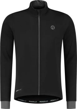 Rogelli Essential Winterjack - Fietsjack Heren - Zwart - Maat 2XL