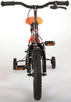 Volare Sportivo Kinderfiets - Jongens - 14 Inch - Neon Oranje/Zwart - 95% Afgemonteerd -Extreem Snel Rijden 844x1200