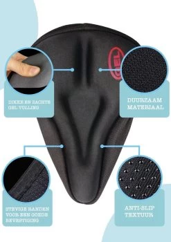 VoordeelShop Fiets Zadelhoes Met Extra Zachte Gel En Gleuf Universeel - Gel Zadelhoes Voor Racefiets/mountainbike En Normale Fietsen - Comfortabel Fietsen - Fiets Accessoires -Extreem Snel Rijden 846x1200 2