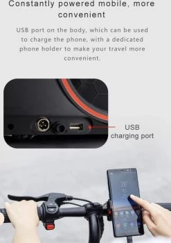 Merkloos MoovWay Elektrische Mini Scooter | E-bike Met Cruise Control | 25km/h -Extreem Snel Rijden 847x1200