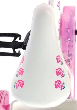Volare Rose Kinderfiets - Meisjes - 14 Inch - Roze Wit - 95% Afgemonteerd -Extreem Snel Rijden 848x1200