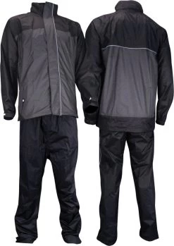 Ralka Regenpak - Intensive - Zwart/Antraciet - L