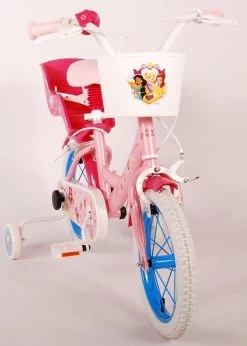 Volare Disney Princess Kinderfiets - Meisjes - 14 Inch - Roze - Twee Handremmen -Extreem Snel Rijden 856x1200 4