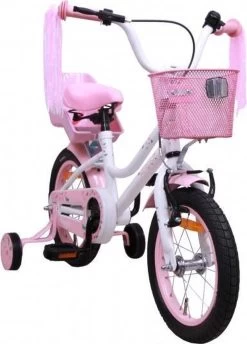 Amigo Magic Meisjesfiets - Kinderfiets 16 Inch - Wit -Extreem Snel Rijden 862x1200