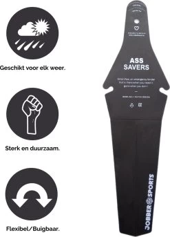 Jobber Sports - Ass Saver - Achterspatbord - Spatbord - Mountainbike -Extreem Snel Rijden 863x1200