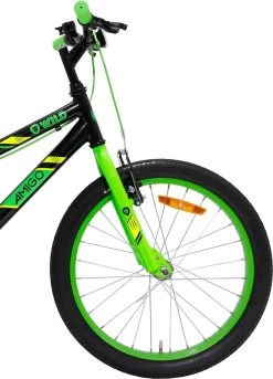 Amigo Wild - Mountainbike 20 Inch - Voor Jongens En Meisjes - Zwart/Groen 14 Amigo Wild - Mountainbike 20 Inch - Voor Jongens En Meisjes - Zwart/Groen -Extreem Snel Rijden 864x1200
