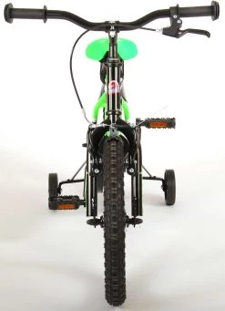 Volare Sportivo Kinderfiets - Jongens - 16 Inch - Neon Groen Zwart - 95% Afgemonteerd -Extreem Snel Rijden 870x1200