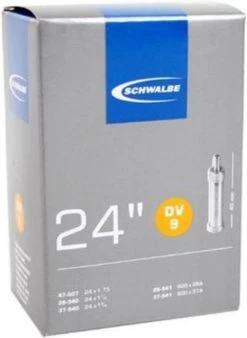 Schwalbe Binnenband - DV9 - 24 Inch X 1 1/8 - 1.75 - Hollands Ventiel - 32mm -Extreem Snel Rijden 876x1200