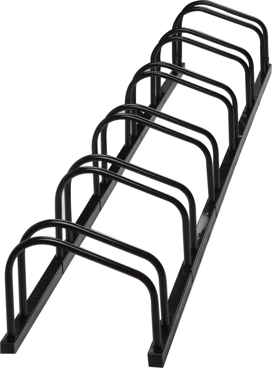 Alora Fietsenrek Voor 6 Fietsen Zwart- Met Muurbevestiging - Fietsen Rek 5 Alora Fietsenrek Voor 6 Fietsen Zwart- Met Muurbevestiging - Fietsen Rek - Afbeelding 3