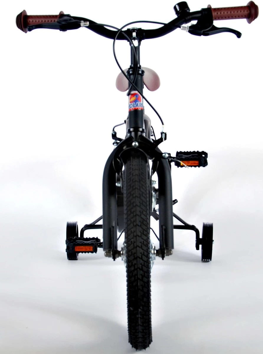 Volare Black Cruiser Kinderfiets - Jongens - 16 Inch - Zwart - 2 Handremmen 16 Volare Black Cruiser Kinderfiets - Jongens - 16 Inch - Zwart - 2 Handremmen - Afbeelding 14
