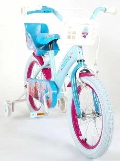 Volare Disney Frozen 2 - Kinderfiets - Meisjes - 16 Inch - Blauw/Paars -Extreem Snel Rijden 892x1200