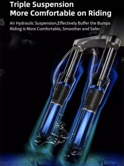 F-Wheel DYU A5 - Elektrische Vouwfiets - E Bike - 14 Inch - 7.5 Ah - 25km/u - Zwart -Extreem Snel Rijden 896x1200