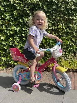 Volare Peppa Pig Kinderfiets - Meisjes - 12 Inch - Roze -Extreem Snel Rijden 899x1200 2