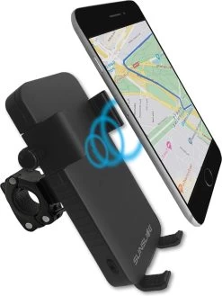 Telefoonhouder Met Geïntegreerde Batterij En LED-hoofdlamp - Langere Levensduur Van De Batterij Voor Onderweg! Geschikt Voor Alle Soorten Fietsen, Motoren, Scooters En Auto's. Past Op Alle Smartphones. -Extreem Snel Rijden 900x1200 131