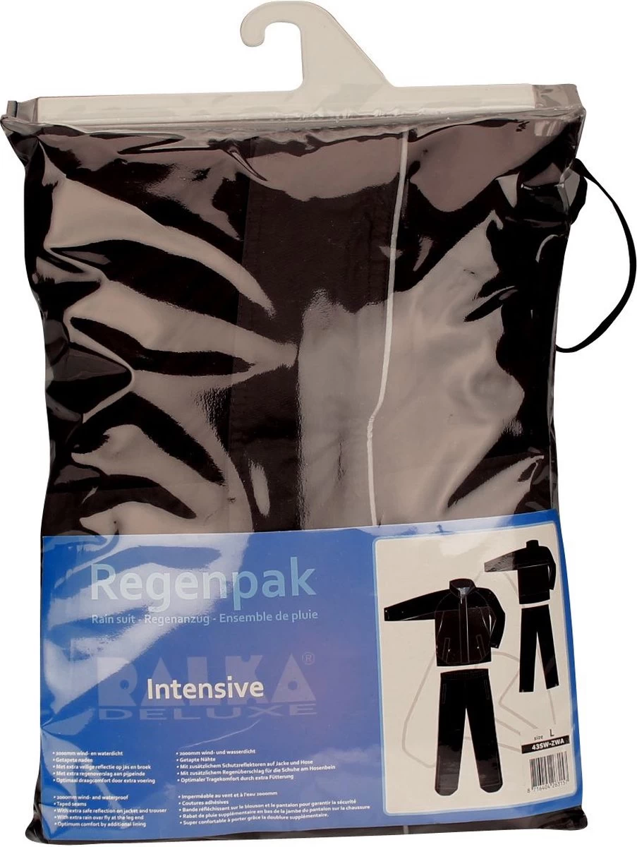 Ralka Regenpak - Intensive - Zwart/Antraciet - L 11 Ralka Regenpak - Intensive - Zwart/Antraciet - L - Afbeelding 9