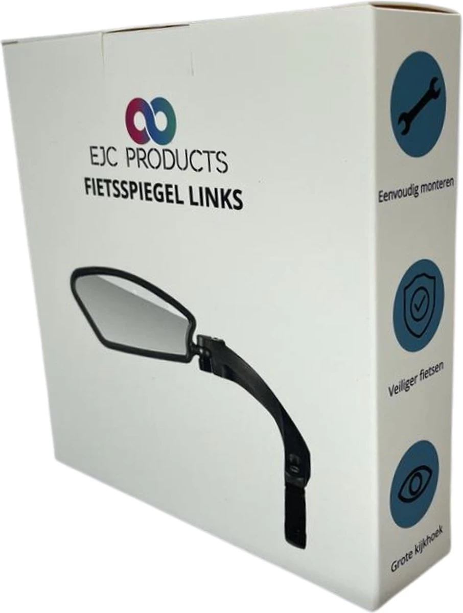 Fietsspiegel - Fietsspiegel Ebike - Links - Achteruitkijkspiegel - Fietsspiegel Op Stuur - Fiets Spiegel - Verstelbaar - Zwart - Stuurbevestiging - EJC Products 8 Fietsspiegel - Fietsspiegel Ebike - Links - Achteruitkijkspiegel - Fietsspiegel Op Stuur - Fiets Spiegel - Verstelbaar - Zwart - Stuurbevestiging - EJC Products - Afbeelding 6
