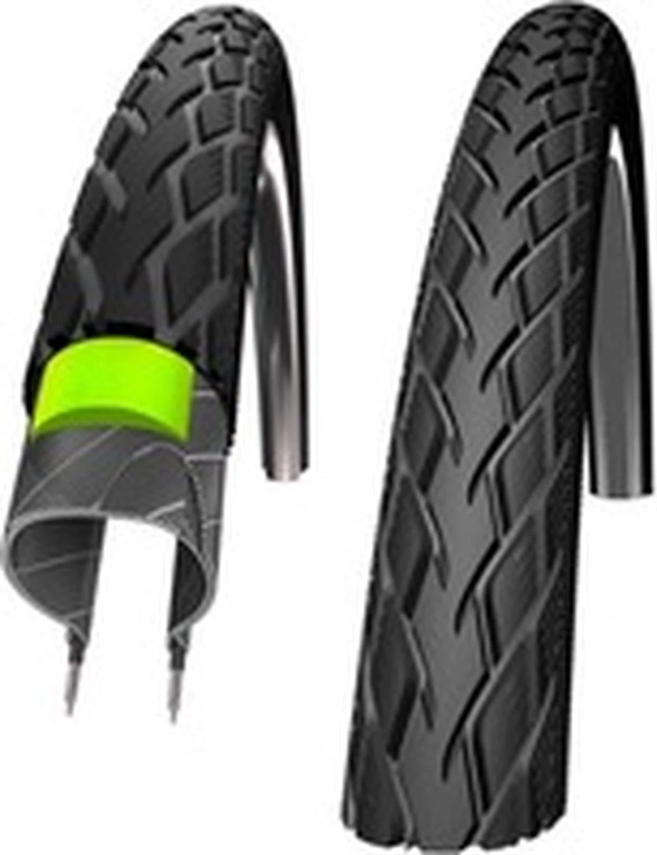 Schwalbe Marathon - Buitenband - Green Guard - 28 X 1.5 Inch - ETRTO 40-622 10 Schwalbe Marathon - Buitenband - Green Guard - 28 X 1.5 Inch - ETRTO 40-622 - Afbeelding 8