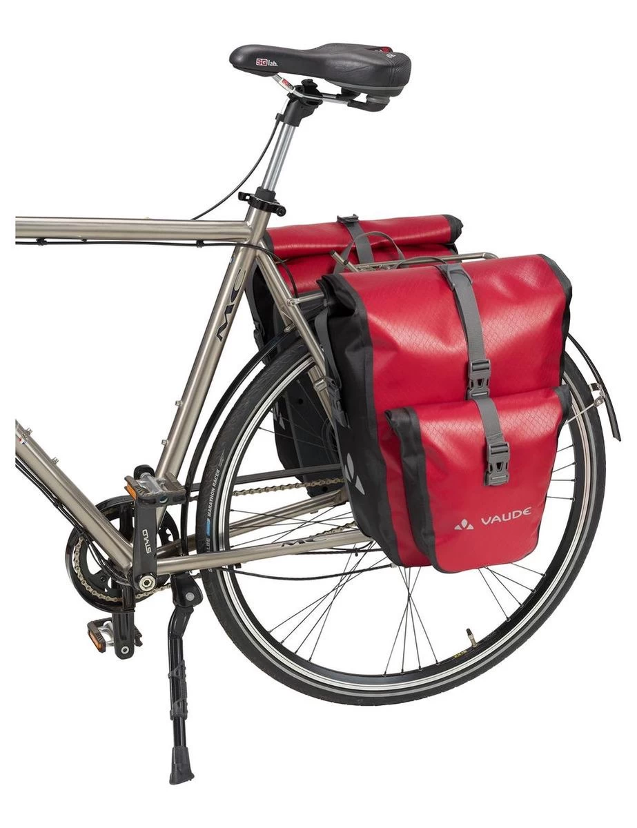 VAUDE Aqua Back Plus Fietstas - 51 L - Black - Rolsluiting Naar Boven En Onderen Afsluitbaar 7 VAUDE Aqua Back Plus Fietstas - 51 L - Black - Rolsluiting Naar Boven En Onderen Afsluitbaar - Afbeelding 5