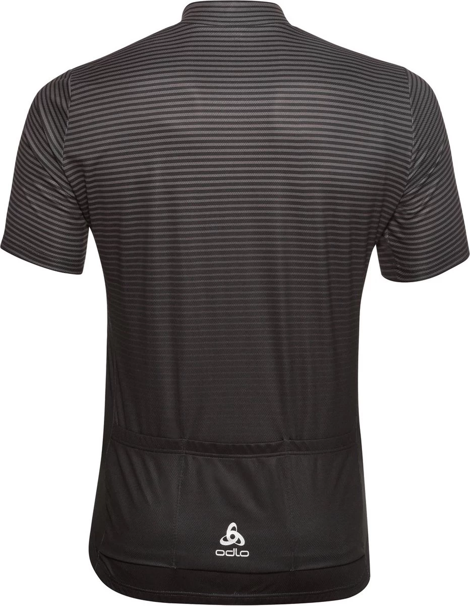 Odlo Fietsshirt Heren - Kleur Graphite Grey - Zwart - Maat XXL 3 Odlo Fietsshirt Heren - Kleur Graphite Grey - Zwart - Maat XXL