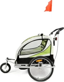 Fietkar - 2 Kinderen - Met Schokbreker - Lime -Extreem Snel Rijden 933x1200 4