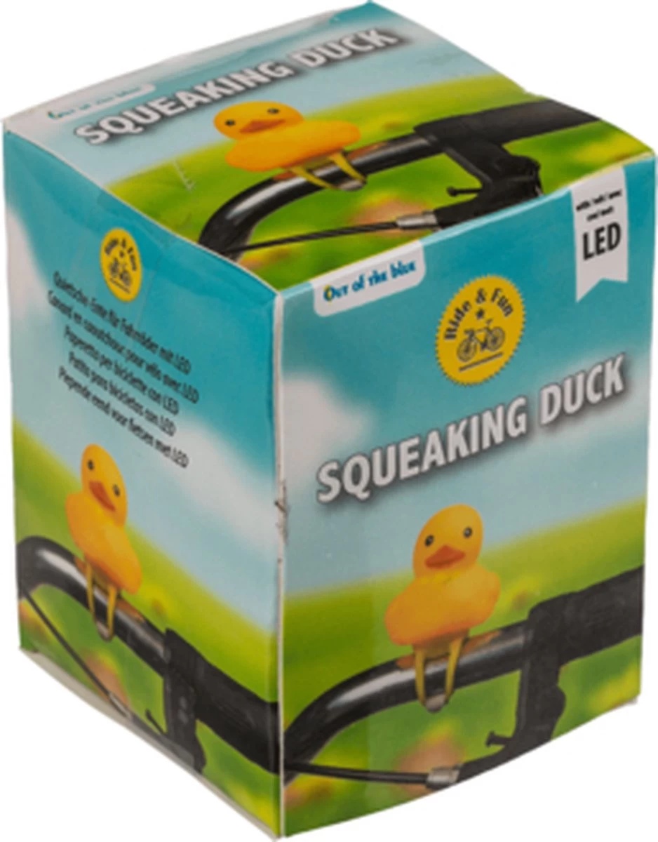 Merkloos Piepende Eend Met Led Licht Voor Op De Fiets 11 Merkloos Piepende Eend Met Led Licht Voor Op De Fiets - Afbeelding 9