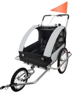 Fietskar Voor Kinderen - 3 In 1 - Geschikt Voor 2 Kinderen - Kinderfietskar - Fietskar Kind - Fietskar Hond -Extreem Snel Rijden 948x1200 5