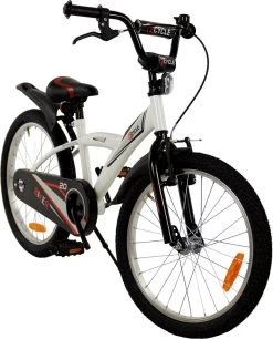 2Cycle Biker Kinderfiets - 20 Inch - Wit - Jongensfiets -Extreem Snel Rijden 968x1200