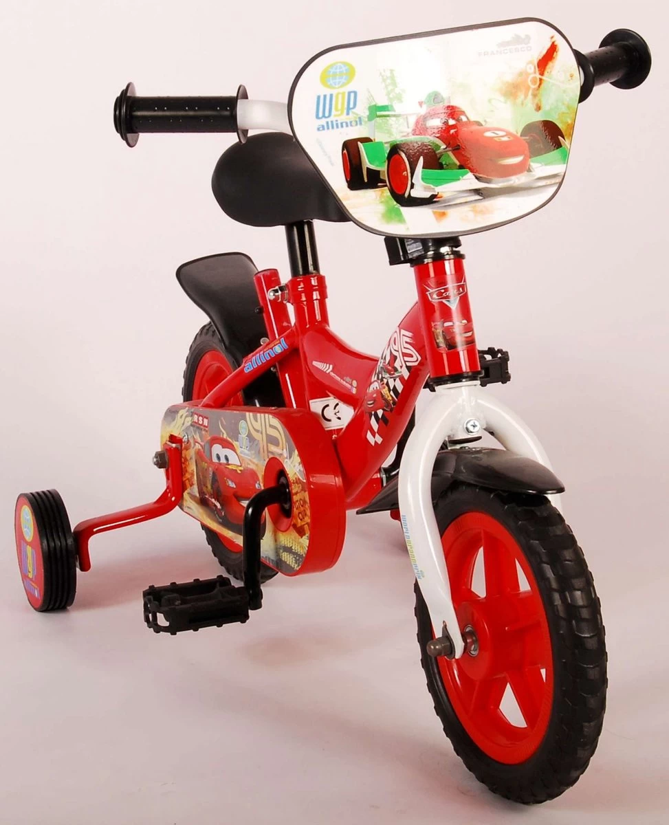 Disney Cars Kinderfiets - Jongens - 10 Inch - Rood - Doortrapper 12 Disney Cars Kinderfiets - Jongens - 10 Inch - Rood - Doortrapper - Afbeelding 10