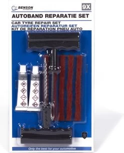 Benson Bandenreparatieset Easy Seal - Proppenset Tubeless Voor Auto - Motor - Scooter - Etc. - 9 Delig -Extreem Snel Rijden 974x1200