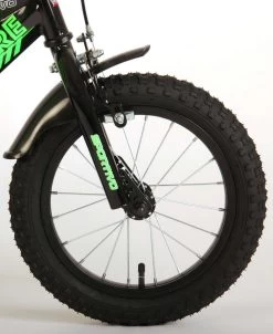 Volare Sportivo Kinderfiets - Jongens - 18 Inch - Neon Groen Zwart - 95% Afgemonteerd -Extreem Snel Rijden 982x1200