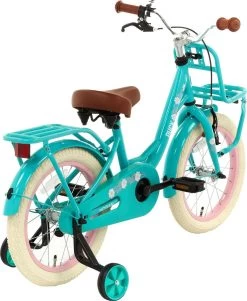 Nogan Puck - Kinderfiets - Meisjesfiets - 16 Inch - Turquoise -Extreem Snel Rijden 985x1200 1