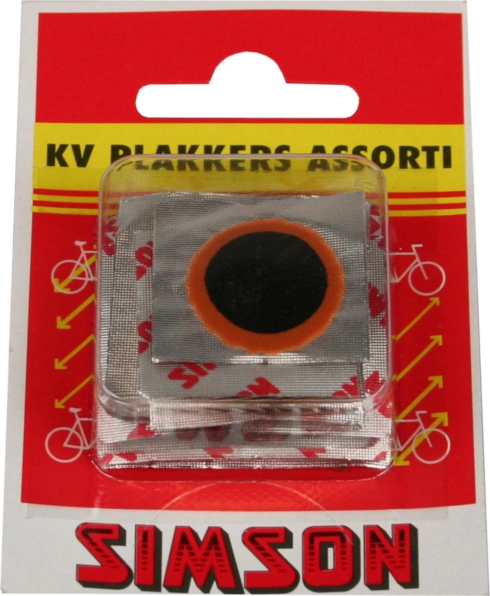 Simson Bandenplakkers - Fietsbandreparatie - Rond - Ø 33 Mm - 8 Stuks 4 Simson Bandenplakkers - Fietsbandreparatie - Rond - Ø 33 Mm - 8 Stuks - Afbeelding 2